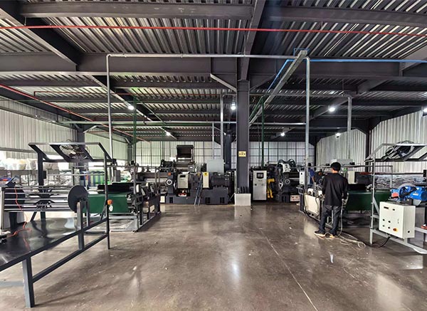 EVA回收拉布机 生产现场实拍